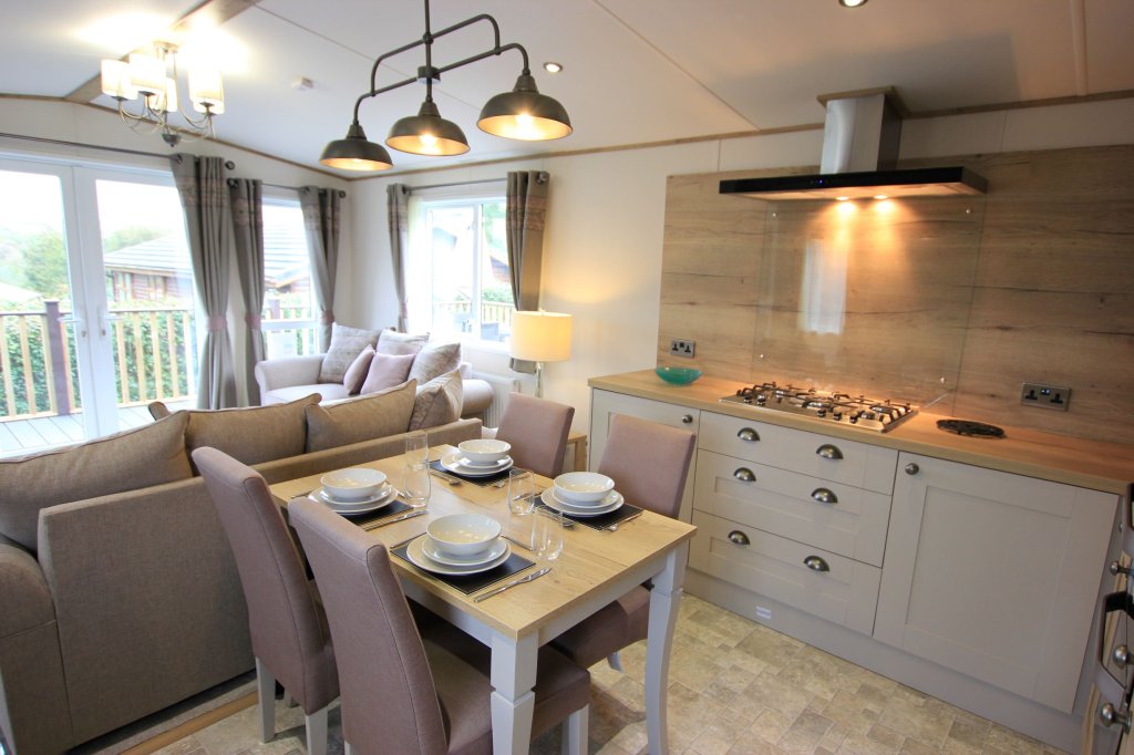 Luxury caravan built to lodge specification