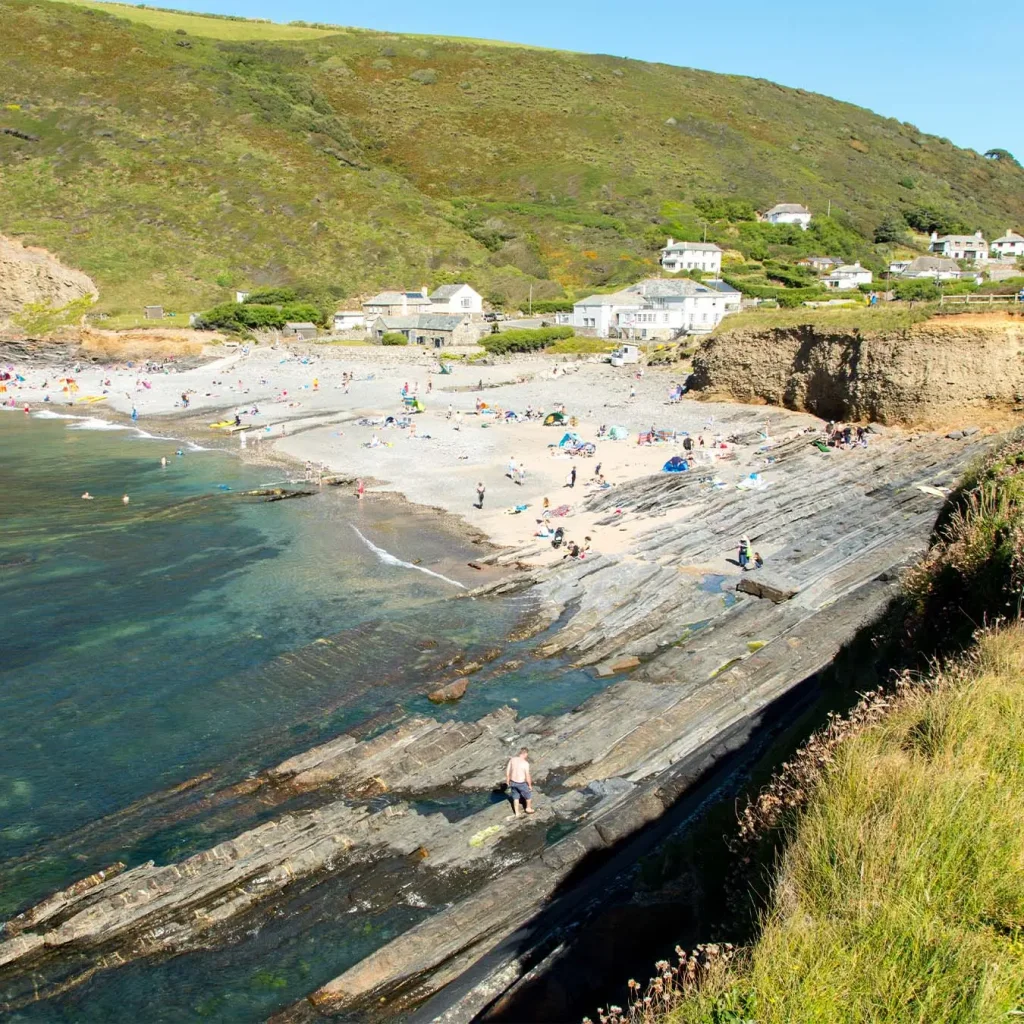 Crackington Haven Beach, near Hentervene holiday park